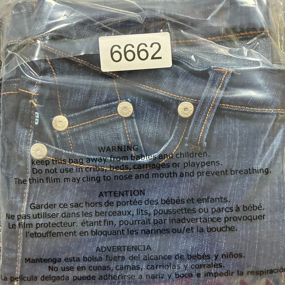 Rock & Republic Womens Jeans Size 30 Blue Denim Victoria Beckham Madrid Designer - Picture 11 of 11
